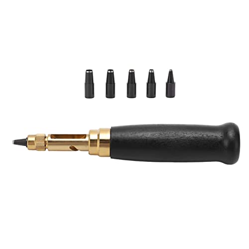 Effiziente, Vielseitige Lederschraube Holepunch mit 6 Austauschbaren Spitzen, Holzhandwerkswerkzeug für -Lederkunststanzen Effiziente, Vielseitige Lederschraube Holepunch mit 6 Austauschbaren Spitzen, Holzhandwerkswerkzeug für -Lederkunststanzen von Haofy