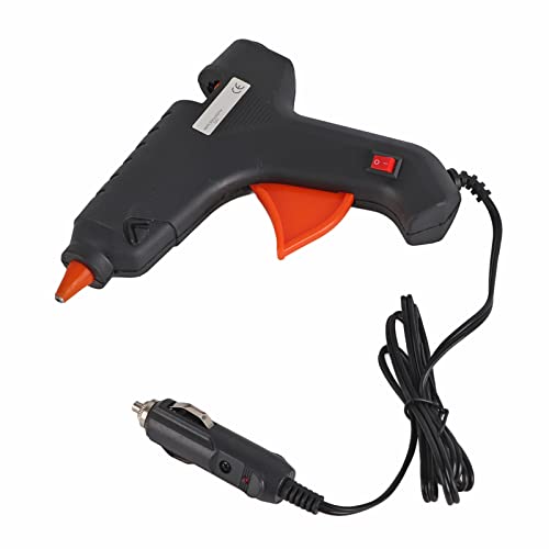 Elektrische Heißklebepistole, 12 V, 40 W, Schnelles Aufheizen, Ergonomisches Design, für Holz, Kunststoff, Glas, Metall Elektrische Heißklebepistole, 12 V, 40 W, Schnelles Aufheizen, Ergonomisches Design, für Holz, Kunststoff, Glas, Metall von Haofy