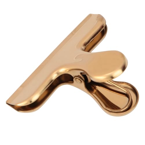 Goldbindemittel Clips Edelstless Heavy Binder Clamp/Holder Großer Metallclip Zum Zeichnen von Retro -Design Breite Anwendungen Dicke und Feste Polnische Oberflächensportarten für (#1) von Haofy