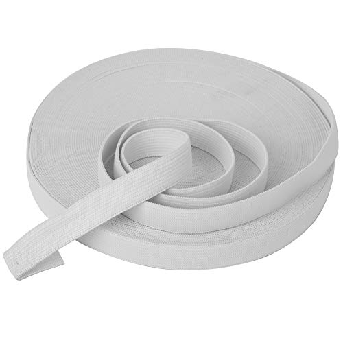 Gummiband -Verdickter -Nähzubehör für Schutzkleidung Manschetten, Verbessertes Design, Schwarze 20 mm Breite, 1 Roll für das Scrapbook Stricken (Breite 15 mm) von Haofy