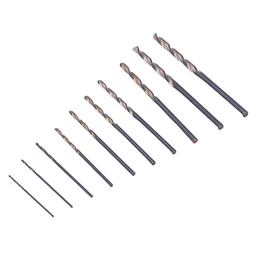 HSS High Speed ​​Steel Bohrbohrer Bit Set Bohrpunsch für Holzschnitze 10 -pcs Mini -Handwerkzeug für Walnussbienenwachs, 3,0 Mm, Am Besten für Holzarbeiter von Haofy