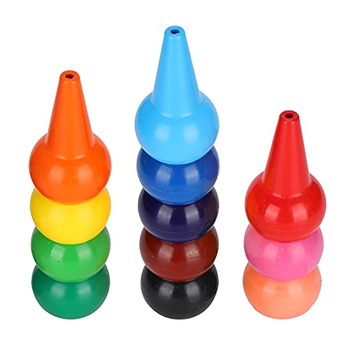 Haofy 12 Farben 3D Palm-Grip Paraffin Spielzeugstapelstapelbauer, Waschbarer und Leicht Grip, Sicheres Material für, Pädagogikspielzeug mit 360 Grad Rotation, Geeignet für Geeignet Haofy 12 Farben 3D Palm-Grip Paraffin Spielzeugstapelstapelbauer, Waschbarer und Leicht Grip, Sicheres Material für, Pädagogikspielzeug mit 360 Grad Rotation, Geeignet für Geeignet von Haofy
