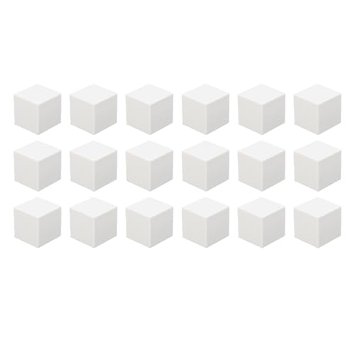 Haofy 18pcs Gummischnitzelblöcke für die Druckgrafik -Stempelblocks Weiche Linoleumblöcke mit 3x3x3cm Größe Geeignet für Sammelalbummalerei DIY -Kunst Geeignet von Haofy