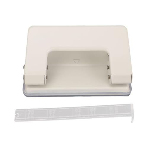 Haofy 2 Loch Punch Desktop Papier Puncher Heavy Duty für 10 Blätter mit Ergonomischem Hebel Tragbarer Handschule für Handheld -Büroschulen von Haofy