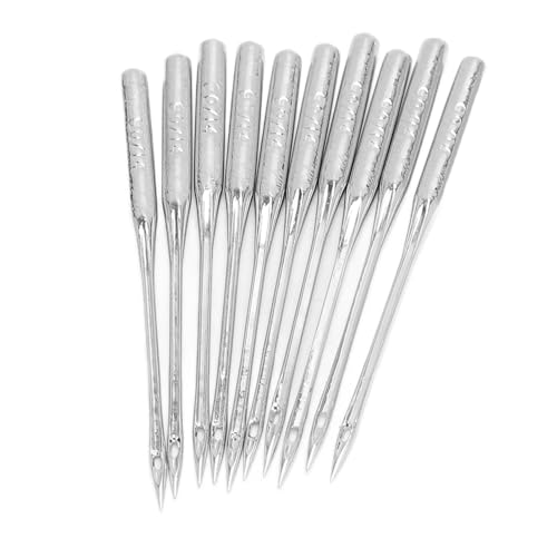 Haofy 20pcs Edelstahlnähmaschinennadeln Ersatznadeln für 101 Mini Handheld Electric Sewing -Maschinen mit Feiner Bodenspitze, Minimieren Haofy 20pcs Edelstahlnähmaschinennadeln Ersatznadeln für 101 Mini Handheld Electric Sewing -Maschinen mit Feiner Bodenspitze, Minimieren von Haofy