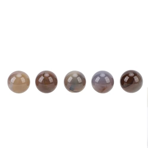 Haofy 5pcs Graue Achatkugeln Achatsteinkugeln Mineralsteinkugeln für Schmuck Herstellung von Wohnkultur Vase -Füllstücken mit Einzigartiger Textur Haofy 5pcs Graue Achatkugeln Achatsteinkugeln Mineralsteinkugeln für Schmuck Herstellung von Wohnkultur Vase -Füllstücken mit Einzigartiger Textur von Haofy