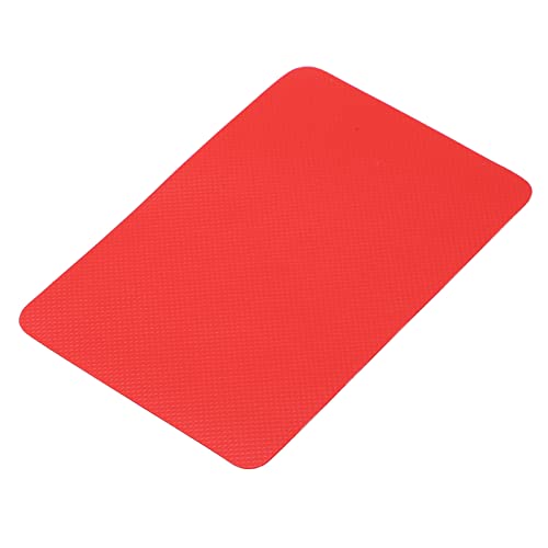 Haofy 6 PVC-Reparaturflecken mit Anpassbarem Schnitt, Wasserdichte Flecken Ideal für Aufblasbare Reparaturen des Bootsfloßpflasters, Lang Anhaltendes Material für Vielseitige Verwendung (Rot) von Haofy