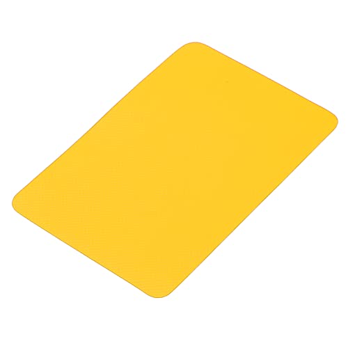 Haofy 6 PVC-Reparaturflecken mit Anpassbarem Schnitt, Wasserdichte Flecken Ideal für Aufblasbare Reparaturen des Bootsfloßpflasters, Lang Anhaltendes Material für Vielseitige Verwendung (YELLOW) von Haofy