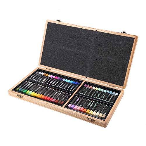 Haofy 60 Farben Pastellölmalerei Stick Kunstmalerei Malt Bachstifte Set Professionelles Accessoires Zur Verwendung von Haofy