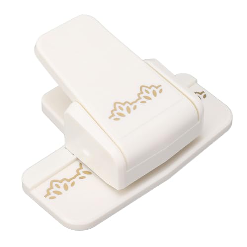 Haofy Bastelstanzer für Randkanten, Papierstanzer für Handarbeiten mit Geringem Gewicht und inkl. Papierbastelschneider und Blumenprägestempel für Papierprojekte (Typ 3) von Haofy