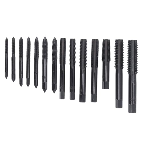 Haofy Gewinde -Tap -Set Haltbarer Nitridited Lagerstahlbohrer für Elektrowerkzeuge, Ideal für den Professionellen Gebrauch, 14pcs Haofy Gewinde -Tap -Set Haltbarer Nitridited Lagerstahlbohrer für Elektrowerkzeuge, Ideal für den Professionellen Gebrauch, 14pcs von Haofy