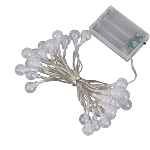 Haofy Globus-Lichterkette, Bunte Kristallblasen-Lichterkette, Batteriebetriebene LED-Kugel-Lichterkette, IP66 Wasserdicht, für Party-Dekoration Im Innen- und Außenbereich (3 Meter, 30 Haofy Globus-Lichterkette, Bunte Kristallblasen-Lichterkette, Batteriebetriebene LED-Kugel-Lichterkette, IP66 Wasserdicht, für Party-Dekoration Im Innen- und Außenbereich (3 Meter, 30 von Haofy