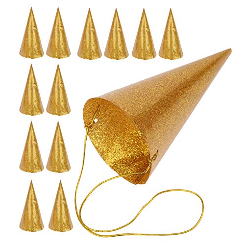 Haofy Goldene, Silber, Pink Glitter Party Cone Birthday Hats, Elegante Hüte für Mädchen & Geburtstagsfeierlichkeiten, 3 Farben Zur Auswahl, Leicht zu Versammeln, aus Sicheren Materialien Haofy Goldene, Silber, Pink Glitter Party Cone Birthday Hats, Elegante Hüte für Mädchen & Geburtstagsfeierlichkeiten, 3 Farben Zur Auswahl, Leicht zu Versammeln, aus Sicheren Materialien von Haofy