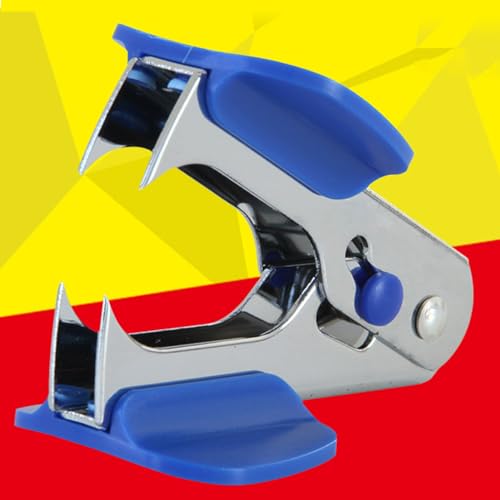 Haofy Grundnahrungsmittelentferner, 12# Staples -Abzieherentferner, Ergonomische Grundnahrungsmittelentfernung, Tragbares Design, Effiziente Entfernung für Zuhause, Schule, Büro (BLUE) von Haofy