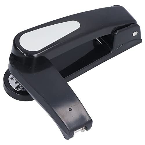 Haofy Hefter, 2,5 -Zoll -Desktop -Hefter 360 -Grad -Rotation 8 Bindungspositionen Office Hefter, 20 Seiten Kapazität Schwarz für Haushaltsschule von Haofy