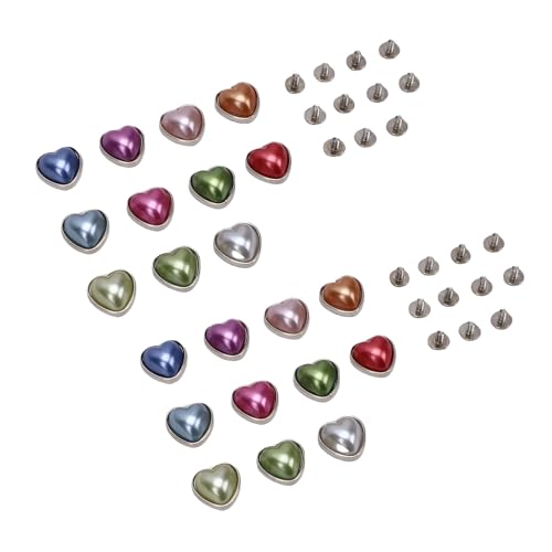 Haofy Herzförmige Nieten 22 Sets Plastikstift für Lederferien Einfach Installation Sicherere Entfernung Einzigartige Modeverzierungen DIY -Accessoires mit 11 Farben Haofy Herzförmige Nieten 22 Sets Plastikstift für Lederferien Einfach Installation Sicherere Entfernung Einzigartige Modeverzierungen DIY -Accessoires mit 11 Farben von Haofy