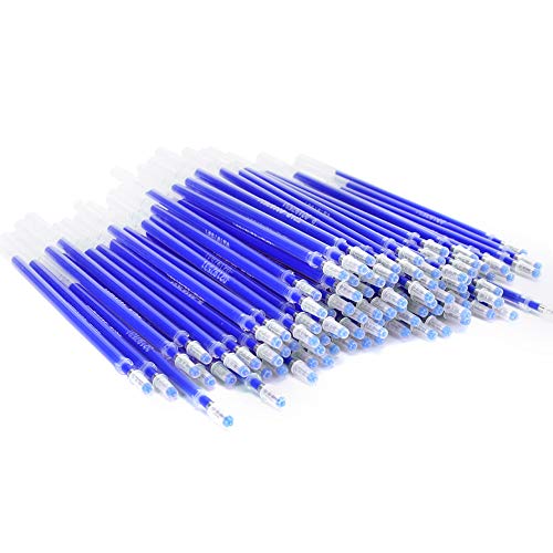 Haofy Hochtemperaturverschwindende Stift Nachfüllwärme Löschbarer Marker für Schneiderzubehör - 100 Stück Blau Haofy Hochtemperaturverschwindende Stift Nachfüllwärme Löschbarer Marker für Schneiderzubehör - 100 Stück Blau von Haofy