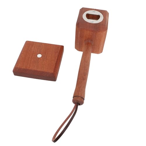 Haofy Holzbieröffner mit Starken Magneten und Edelstahlmund, Einfach für Bierflaschen zu Operieren, für Bräutigamer und Brautjungferngeschenke von Haofy
