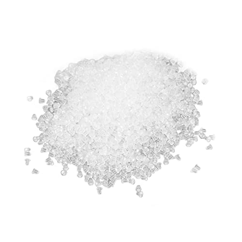 Haofy Klarer Gummi -Ohrring -Rücken Flexibel 6mm für DIY Ohr Juwelierzubehör 10000pcs für das Handwerk Enthusiasten von Haofy