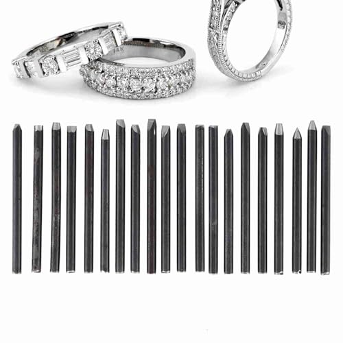 Haofy Meißel-Set, Ambulator-Ausrüstung, spezielles Design, 16-teilig, Meißel für Schmuck, geschnitzt, für Goldschmiede und Handwerker (20 Stück) von Haofy
