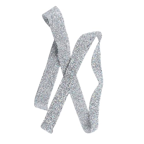 Haofy Multi -gemusterte 1 -Yard Bänder, 3 Cm Breite Silber Sprudel Netzband Roll Bling Craft Vase Decorations Party, Einfach zu Bedienen für DIY, Elegantes Aussehen (AB-Farbe) von Haofy