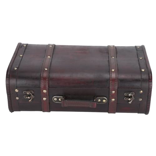 Haofy Retro Nostalgische Dekorative Koffer Großer Kapazitätshandwerksdekoration Oramentholz Holz Haofy Retro Nostalgische Dekorative Koffer Großer Kapazitätshandwerksdekoration Oramentholz Holz von Haofy