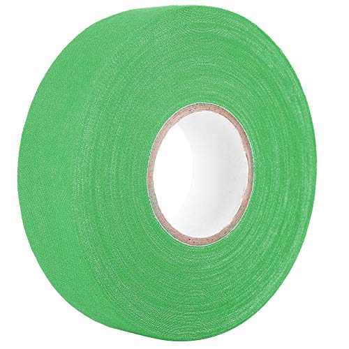 Haofy Sportsicherheit Badminton Pole Rod Pads Anti-Skid-Hockey-Stickbänder Breites Anwendungsband in Schwarz 2,5 X 2500 Cm (Gras-Grün) von Haofy