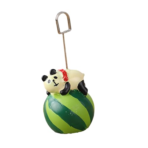 Haofy Tischnummernhalter Place Kartenfoto Halter, Kartenstandenname Menü Clips, für Hochzeitstagsfeier Home Office Decoration Organizer (PANDA) von Haofy