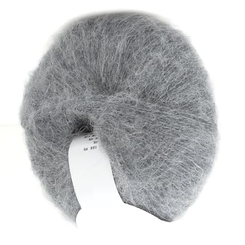 Haofy Weicher Mohair Angora Wolle Strickgarn für Schals (09 Rosenpulver) von Haofy