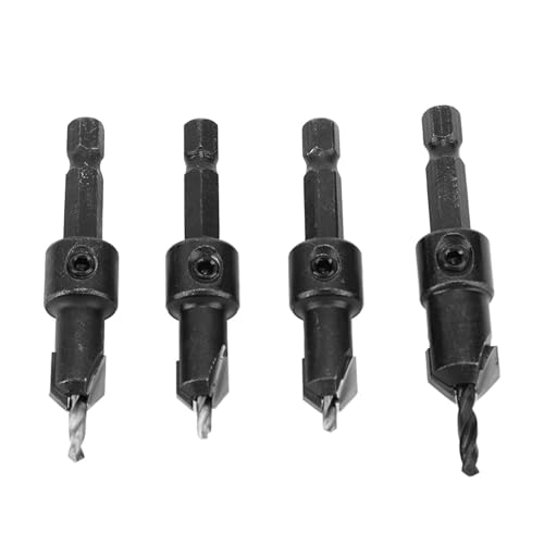 Hex Shank Counterunk Bohrer Bit Lobable Bohrbit für Holzbearbeitungsjobs mit 4PCS Cemented Carbid Counterunk -Bohrer für Selbstkippschrauben Hex Shank Counterunk Bohrer Bit Lobable Bohrbit für Holzbearbeitungsjobs mit 4PCS Cemented Carbid Counterunk -Bohrer für Selbstkippschrauben von Haofy