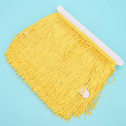 Hochfestige Fringe Quaste -Trimm mit 5,5 Zoll Breitem Polyester -Randverkleidung für DIY -Handwerksbühne Kleider 10yd Schwarzer Marineblau Golden Gelb Rosa Beige (#3) von Haofy