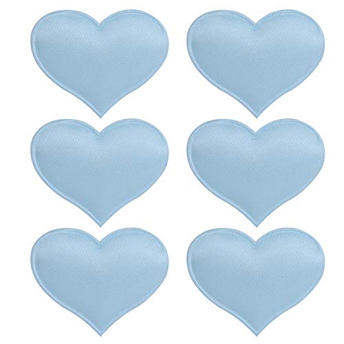 Hochzeit Herzförmige, DIY Hochzeit Herzgespritzte Dekorationen, Romantische und Warme, Mehrere Farben, Wohnkultur, mit Wunderschönem Herzförmigen Aussehen (3,2 cm hellblau 500 von Haofy