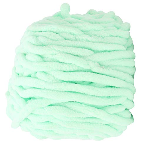 Klobiges Garn Stricken Weiche Farbenfrohe Geflechtlinie Einmals Dickes Eisstreifen Garn Floss überlegene Qualität für Weichheit mit Einem Kostenlosen Häkelhaken Bequem und Benutzerfreundlich (#3) von Haofy