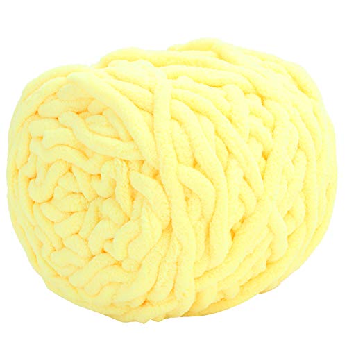 Klobiges Garn Stricken Weiche Farbenfrohe Geflechtlinie Einmals Dickes Eisstreifen Garn Floss überlegene Qualität für Weichheit mit Einem Kostenlosen Häkelhaken Bequem und Benutzerfreundlich (#4) von Haofy