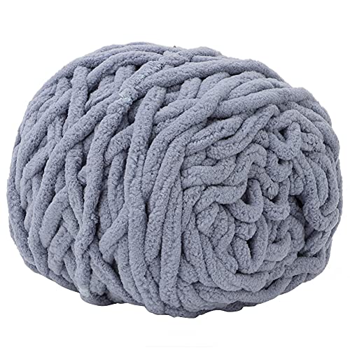 Klobiges Garn Stricken Weiche Farbenfrohe Geflechtlinie Einmals Dickes Eisstreifen Garn Floss überlegene Qualität für Weichheit mit Einem Kostenlosen Häkelhaken Bequem und Benutzerfreundlich (#5) von Haofy