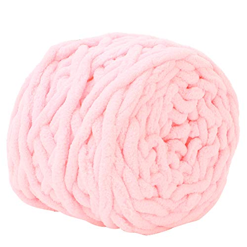 Klobiges Garn Stricken Weiche Farbenfrohe Geflechtlinie Einmals Dickes Eisstreifen Garn Floss überlegene Qualität für Weichheit mit Einem Kostenlosen Häkelhaken Bequem und Benutzerfreundlich (#9) von Haofy