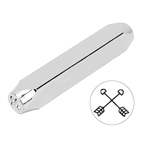 Langlebiger Kohlenstoffstahl Multitool Stamp Punch Tool Press in Holz- und Leder - Schmuck mit Beschichtung ((7) Pfeil) von Haofy