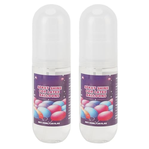 Latex -Ballon -Glanz -Spray 2 -Pack, Hohe Glanz, Schnelle Trocknungsformel, Flasche Langlebig für Luftballons Latex -Ballon -Glanz -Spray 2 -Pack, Hohe Glanz, Schnelle Trocknungsformel, Flasche Langlebig für Luftballons von Haofy