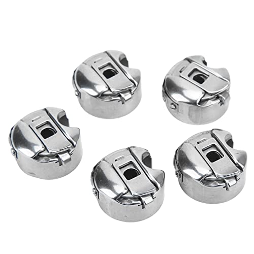 LockStitch Nähmaschine Spülkasten - Edelstahl Spulenabdeckung für industrielle Nähmaschinen - 5 Stücke Nähmaschine Zubehör LockStitch Nähmaschine Spülkasten - Edelstahl Spulenabdeckung für industrielle Nähmaschinen - 5 Stücke Nähmaschine Zubehör von Haofy