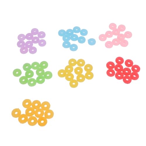 Miniaturharz Donut Charms Set, 70pcs Süße Donuts in 7 Farben, Multifunktionale Ornamente, Leichtes Gewicht mit Langlebigem Gebrauch für DIY -Handwerks Miniaturharz Donut Charms Set, 70pcs Süße Donuts in 7 Farben, Multifunktionale Ornamente, Leichtes Gewicht mit Langlebigem Gebrauch für DIY -Handwerks von Haofy