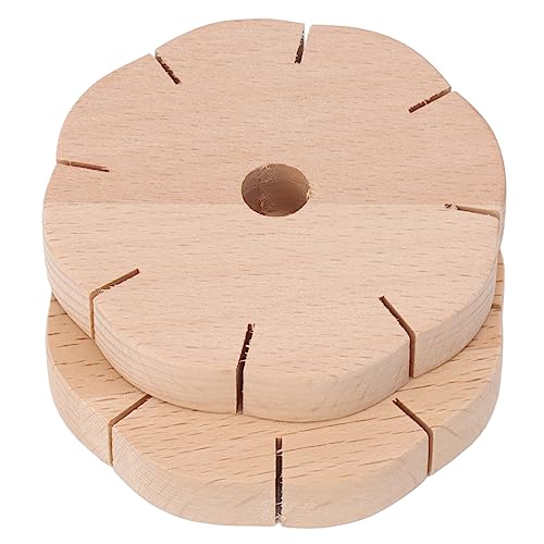 Runde Perlenschnur-Scheibe aus Holz, DIY-Armband-Flechtplatten-Webbrett-Werkzeuge Zur Steigerung der Fähigkeiten, Zur Entwicklung von Geduld und Zur Schaffung von Freude von Haofy