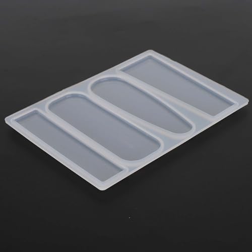 Silikonbarretteform, Metallhaarklammern mit Hoher Temperatur, Einfacher Freisetzung und Sauber, Langlebig, 2 Pack - -Zubehör für Handwerk, Modell A, Modell B (3 Stile) von Haofy