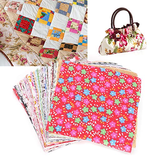 Square Patch Work Work -Baumwoll -gedruckte Blumen -DIY -Nähen 100pcs Kleidungszubehör für Anfänger und Amateure Square Patch Work Work -Baumwoll -gedruckte Blumen -DIY -Nähen 100pcs Kleidungszubehör für Anfänger und Amateure von Haofy