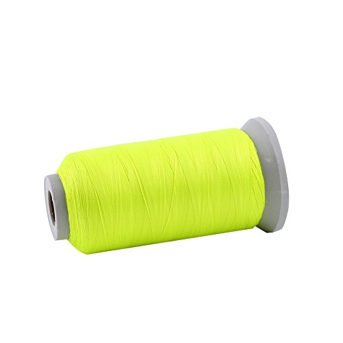 Stickerei Nähenfaden, Leuchtend Im Dunklen Faden, Lichtgevende Naaigraad für Handwerk, 1000 Meter: Lila, Rosa, weiß, 3000 Meter (3000 Meter) von Haofy