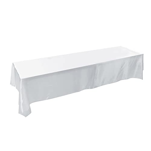 Tischdecke Rechteckige, Haofy 145 cm x 320 cm Tischtuch aus Polyester, Abwaschbar Tischtuch für Heim Küche Dekoration, Esstisch, Tischplatte, Abendessen, Party, Geburtstag, Hochzeitsbankett von Haofy