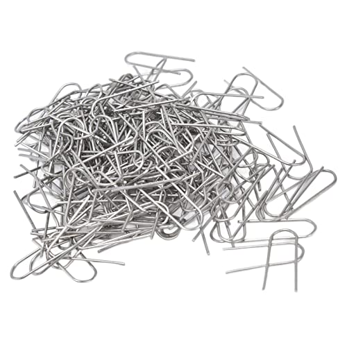 U-Haken, 200 Stück Sprungringe aus Legierungsdraht, Ringhaken in U-Form für Anhänger, Schmuck aus Keramik, Glasdraht, Sprungringe, U-Pins U-Haken, 200 Stück Sprungringe aus Legierungsdraht, Ringhaken in U-Form für Anhänger, Schmuck aus Keramik, Glasdraht, Sprungringe, U-Pins von Haofy