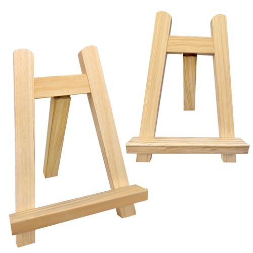 Haoledy 2 Stück Mini Staffelei Klein Holz, 15x20cm Tischstaffelei Holz Kleine Staffelei für Den Tisch für Ausstellung von Malerei Kunstprojekte Ausstellen, für Malkurse, Geburtstage, Hochzeiten Haoledy 2 Stück Mini Staffelei Klein Holz, 15x20cm Tischstaffelei Holz Kleine Staffelei für Den Tisch für Ausstellung von Malerei Kunstprojekte Ausstellen, für Malkurse, Geburtstage, Hochzeiten von Haoledy
