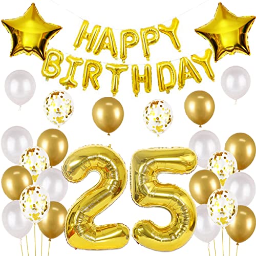 Luftballons 25. Geburtstag mann gold deko Folienballon 25 jahre Geburtstags deko mann männer gold set happy Birthday 25th Geburtstagsdeko 25 mann Ballon 25 jahre Geburtstag mann Dekoration set(25) Luftballons 25. Geburtstag mann gold deko Folienballon 25 jahre Geburtstags deko mann männer gold set happy Birthday 25th Geburtstagsdeko 25 mann Ballon 25 jahre Geburtstag mann Dekoration set(25) von Haosell