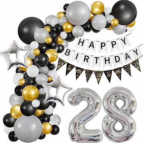28 Geburtstag Deko Frauen 28 Jahr Geburtstag Schwarz Grau Gold Geburtstagsdeko 28 Luftballon Männer Deko 28 Geburtstag Ballon Girlande 28 Luftballons Girlande Schwarz Grau Ballon 28 Geburtstag 28 Geburtstag Deko Frauen 28 Jahr Geburtstag Schwarz Grau Gold Geburtstagsdeko 28 Luftballon Männer Deko 28 Geburtstag Ballon Girlande 28 Luftballons Girlande Schwarz Grau Ballon 28 Geburtstag von Haosell