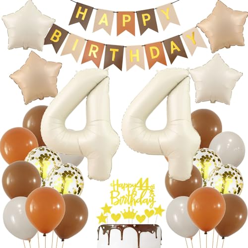 Beige 44 Geburtstag Deko, Creme Weiß ballon 44. Frau, Luftballon 44. Geburtstag Beige Gold, Boho 44 Jahre Geburtstagsdeko, Frau Mann 44 Jahr Geburtstag Party Deko, Beige Gold 44 Luftballon Beige 44 Geburtstag Deko, Creme Weiß ballon 44. Frau, Luftballon 44. Geburtstag Beige Gold, Boho 44 Jahre Geburtstagsdeko, Frau Mann 44 Jahr Geburtstag Party Deko, Beige Gold 44 Luftballon von Haosell
